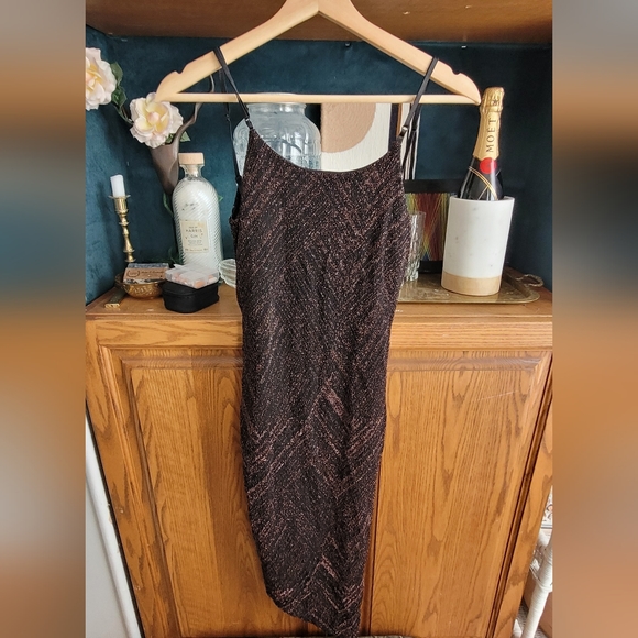 Brown sparkling  dress - Picture 3 of 3